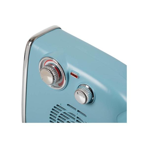 Eurom B-4 1800 Blue Retro-Heizung, 1800W, Thermostat, Überhitzungsschutz, blau (352153)