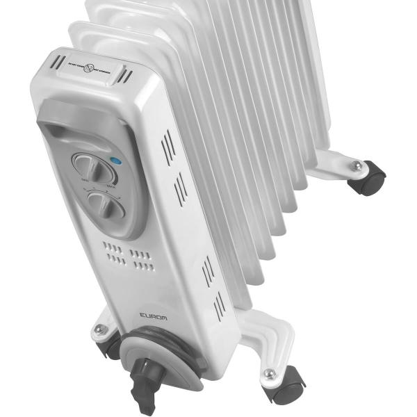 Eurom RAD 2000 Ölradiator, 2000W, bis 75m³, Thermostat, Umkipp-/Überhitzungsschutz (363678)