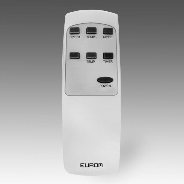 Eurom PAC 9.2 EEK: A Mobile Klimaanlage, Timer, 2 Leistungsstufen, Fernbedienung, weiß (380385)