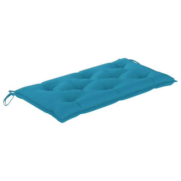 Gartenbank-Auflage Hellblau 100x50x7 cm Oxford-Gewebe