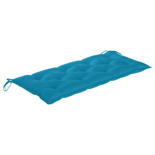 Gartenbank-Auflage Hellblau 120x50x7 cm Oxford-Gewebe