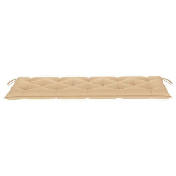 Gartenbank-Auflage Beige 150x50x7 cm Oxford-Gewebe