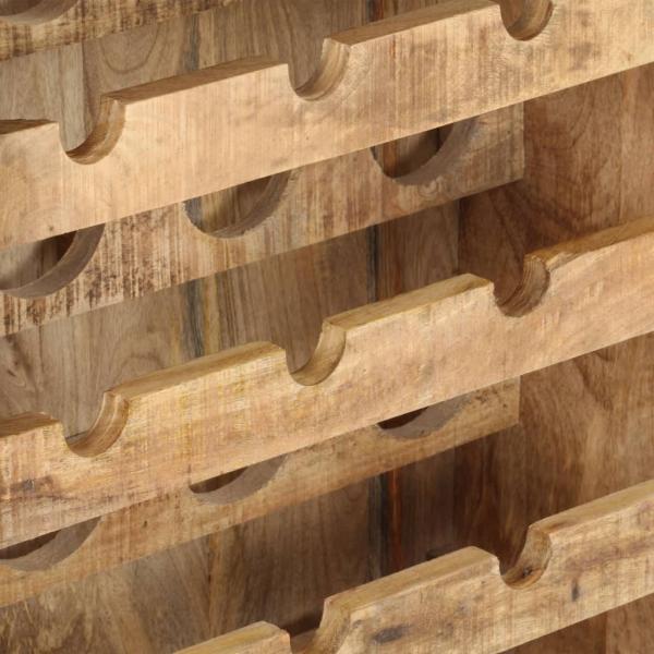 Weinschrank 62x33x78,5 cm Raues Mangoholz  