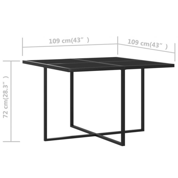 5-tlg. Garten-Essgruppe mit Kissen Poly Rattan Grau