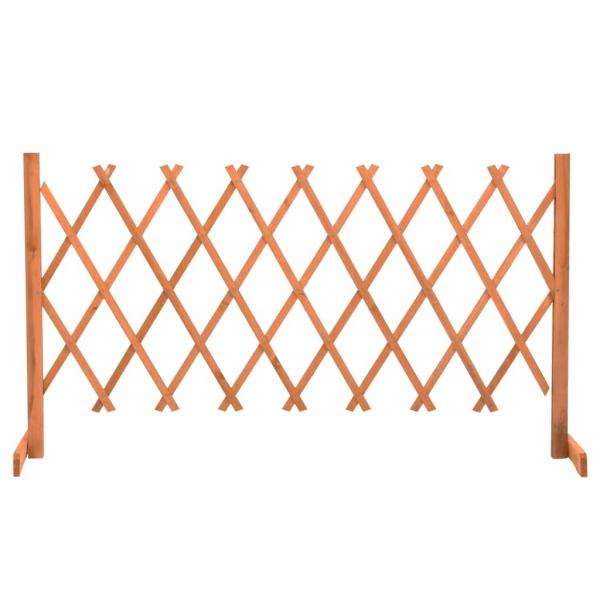 ARDEBO.de - Garten-Rankzaun Orange 150x80 cm Massivholz Tanne