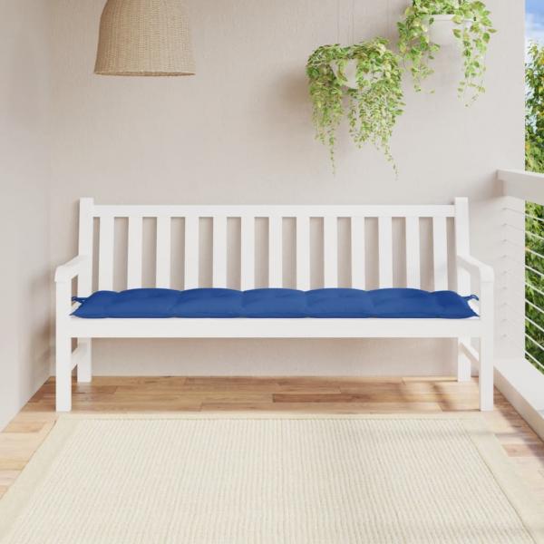 ARDEBO.de - Gartenbank-Auflage Blau 180x50x7 cm Oxford-Gewebe