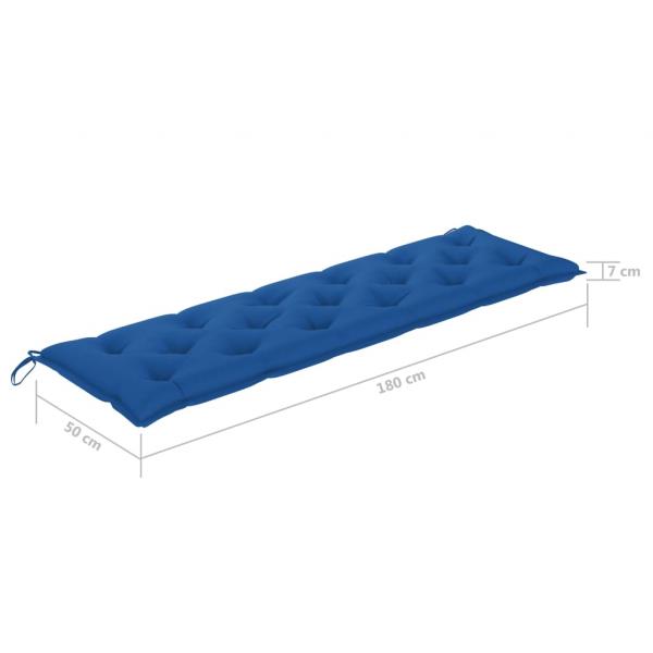 Gartenbank-Auflage Blau 180x50x7 cm Oxford-Gewebe