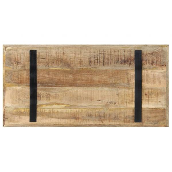 Esstisch 120x60x76 cm Raues Mangoholz 