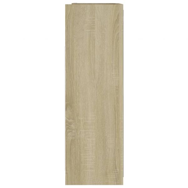 Bad-Spiegelschrank Sonoma-Eiche 62,5x20,5x64 cm Holzwerkstoff