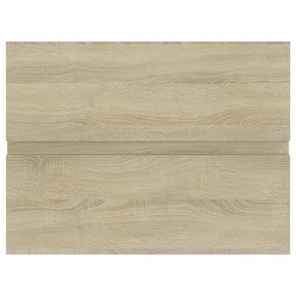 Waschbeckenunterschrank Sonoma-Eiche 60x38,5x45cm Holzwerkstoff