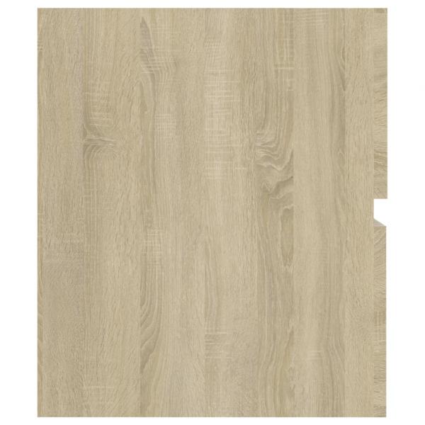 Waschbeckenunterschrank Sonoma-Eiche 60x38,5x45cm Holzwerkstoff