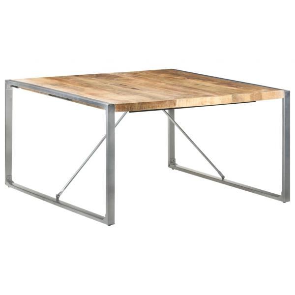 ARDEBO.de - Esstisch 140x140x75 cm Raues Mangoholz