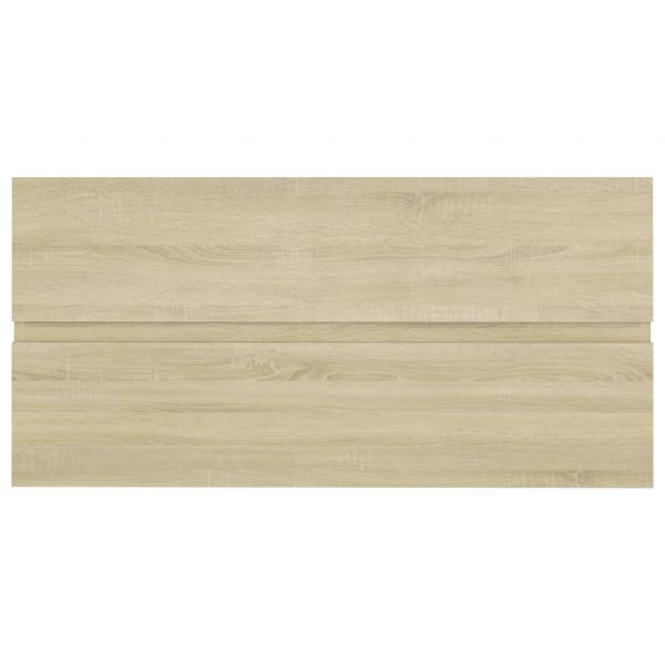 Waschbeckenunterschrank Sonoma-Eiche 90x38,5x45cm Holzwerkstoff