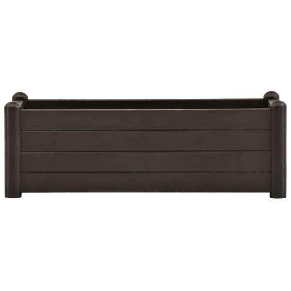 Garten-Hochbeet PP Mokka 100x43x35 cm