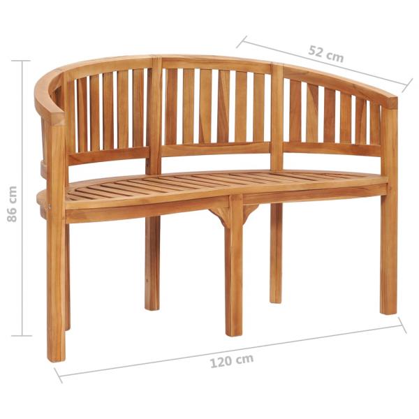 4-tlg. Garten-Lounge-Set Massivholz Teak