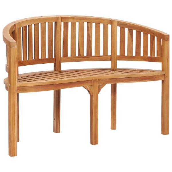 4-tlg. Garten-Lounge-Set Massivholz Teak