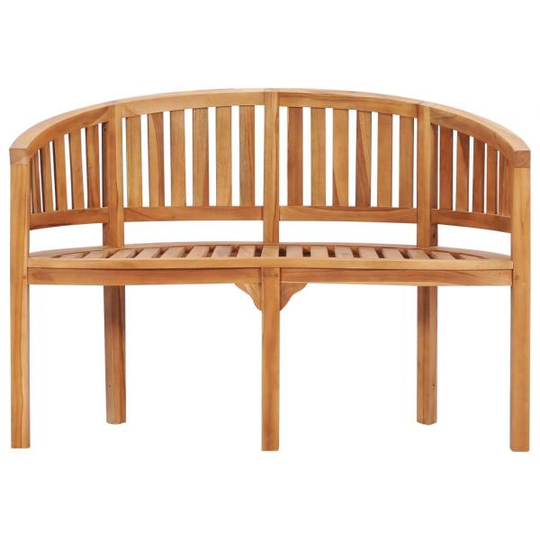 3-tlg. Garten-Lounge-Set Massivholz Teak