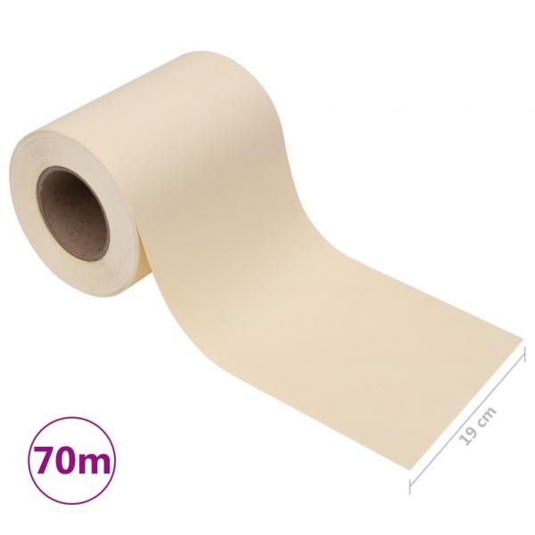 Garten-Sichtschutz PVC 70x0,19 m Creme