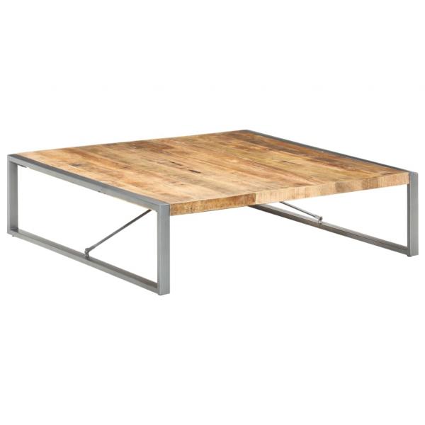 ARDEBO.de - Couchtisch 140x140x40 cm Raues Mangoholz