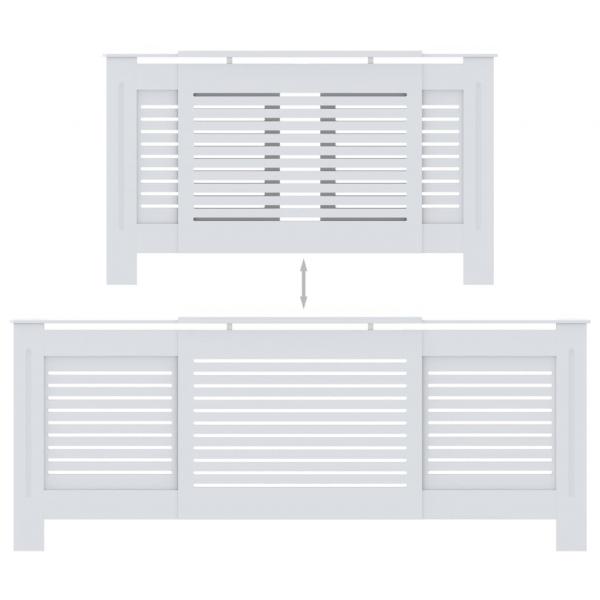 MDF Heizkörperverkleidung Weiß 205 cm