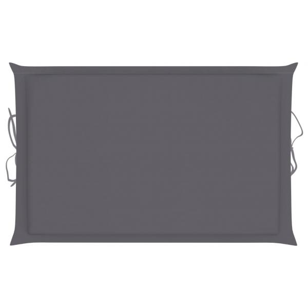 Sonnenliegen-Auflage Anthrazit 186x58x3 cm Oxford-Gewebe