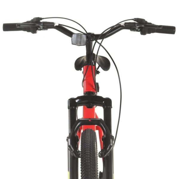 Mountainbike 21 Gang 27,5 Zoll Rad 38 cm Rot