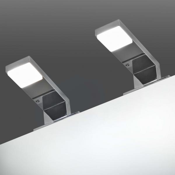 ARDEBO.de - Spiegelleuchten 2 Stk. Downlight 2W Kaltweiß