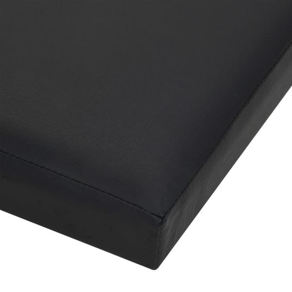 Hocker mit Stauraum 2 Stk. Schwarz Kunstleder 