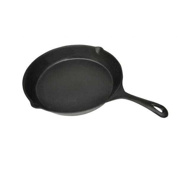 ARDEBO.de - Grillpfanne Gusseisen 30 cm Rund