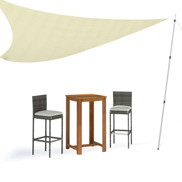 Teleskop-Tarpstange 102-260 cm Aluminium