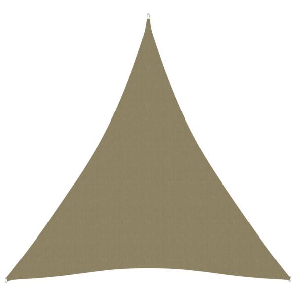 ARDEBO.de - Sonnensegel Oxford-Gewebe Dreieckig 4x5x5 m Beige