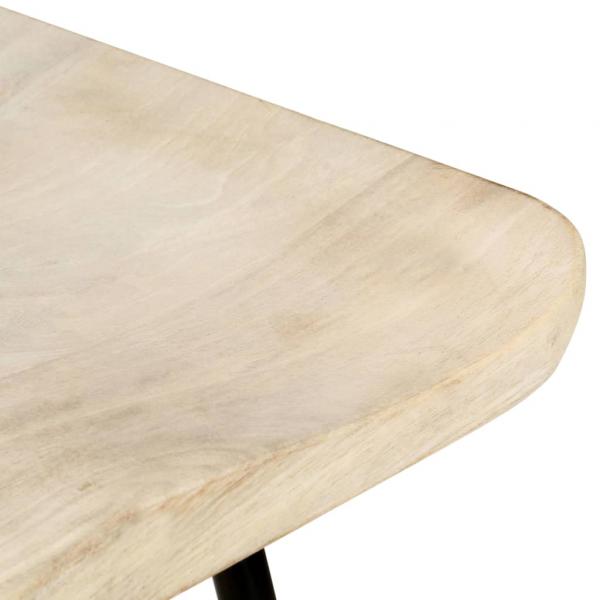 Barhocker 2 Stk. Mango Massivholz