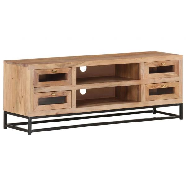 ARDEBO.de - TV-Schrank 110x30x40 cm Akazie Massivholz