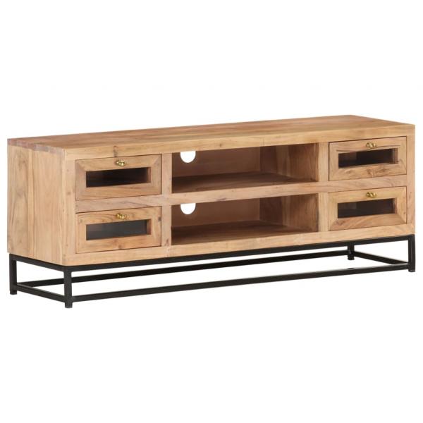 TV-Schrank 110x30x40 cm Akazie Massivholz