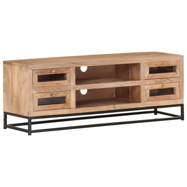 TV-Schrank 110x30x40 cm Akazie Massivholz