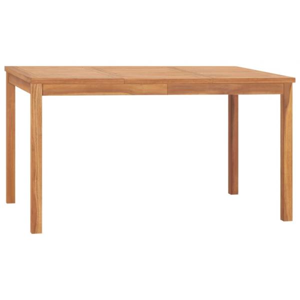 ARDEBO.de - Garten-Esstisch 140x80x77 cm Massivholz Teak