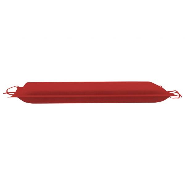 Sonnenliegen-Auflage Rot 186x58x3 cm Oxford-Gewebe