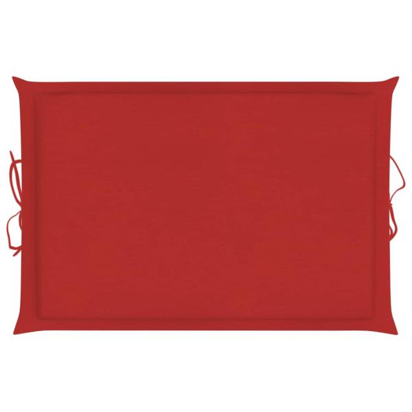 Sonnenliegen-Auflage Rot 186x58x3 cm Oxford-Gewebe