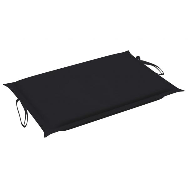 Sonnenliegen-Auflage Schwarz 186x58x3 cm Oxford-Gewebe