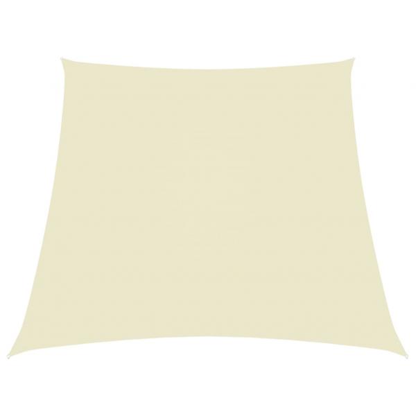 ARDEBO.de - Sonnensegel Oxford-Gewebe Trapezform 3/4x3 m Creme