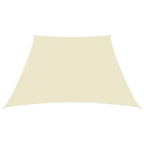 Sonnensegel Oxford-Gewebe Trapezform 3/4x3 m Creme