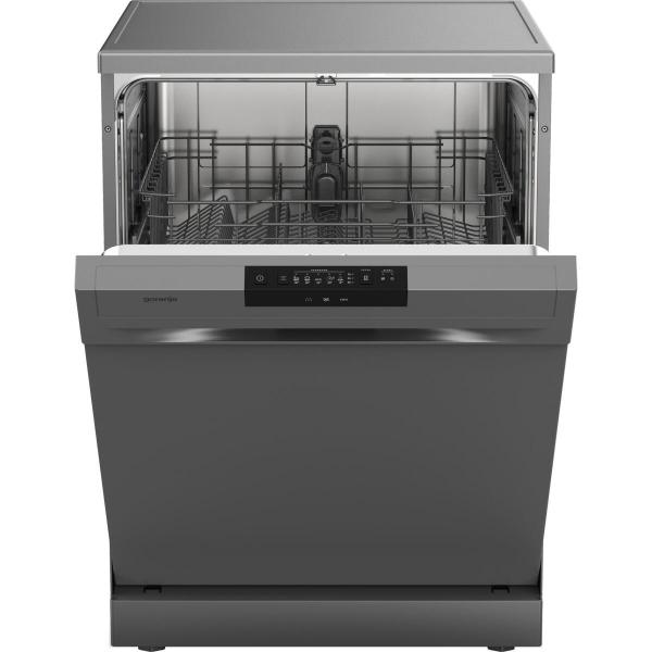 ARDEBO.de Gorenje GS62040S Standgeschirrspüler, 60 cm breit, 13 Maßgedecke, 5 Programme, Programmanzeige, silber