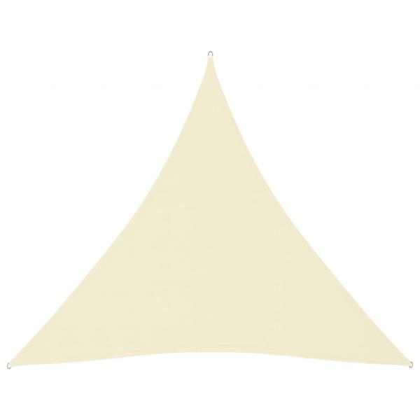 ARDEBO.de - Sonnensegel Oxford-Gewebe Dreieckig 3x3x3 m Creme