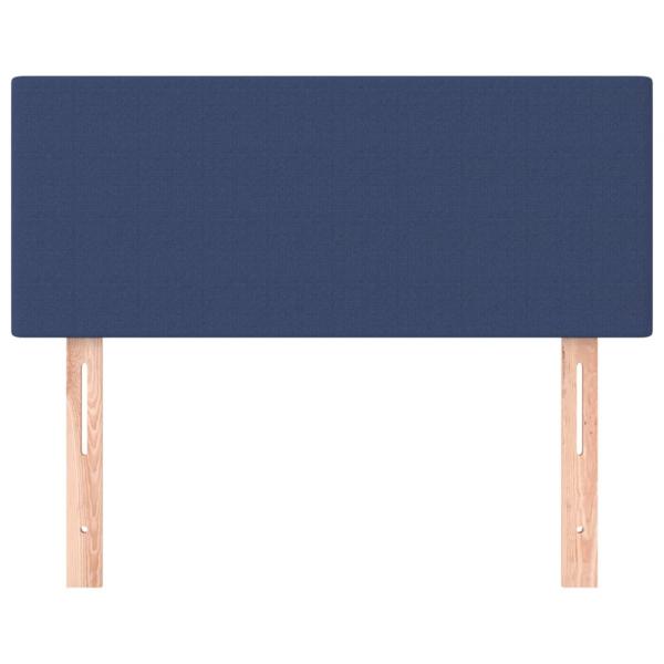 Kopfteil Blau 90x5x78/88 cm Stoff