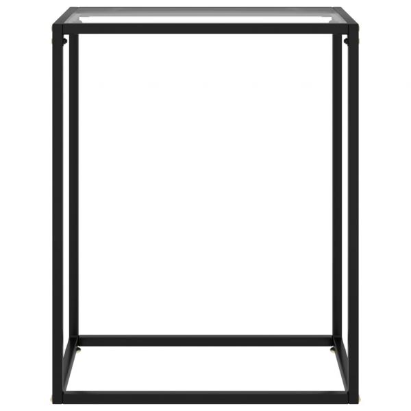 Konsolentisch Transparent 60x35x75 cm Hartglas