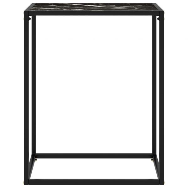 Konsolentisch Schwarz 60x35x75 cm Hartglas