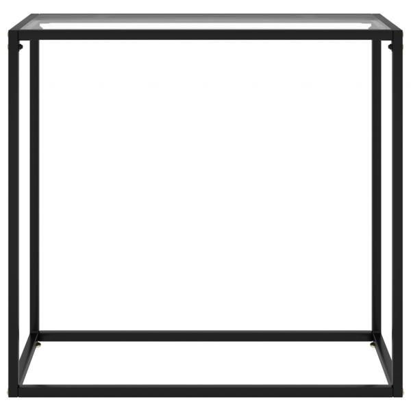 Konsolentisch Transparent 80x35x75 cm Hartglas