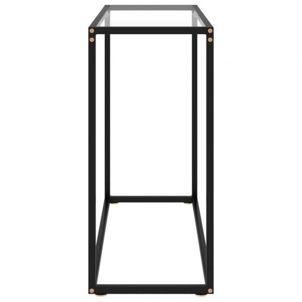 Konsolentisch Transparent 80x35x75 cm Hartglas