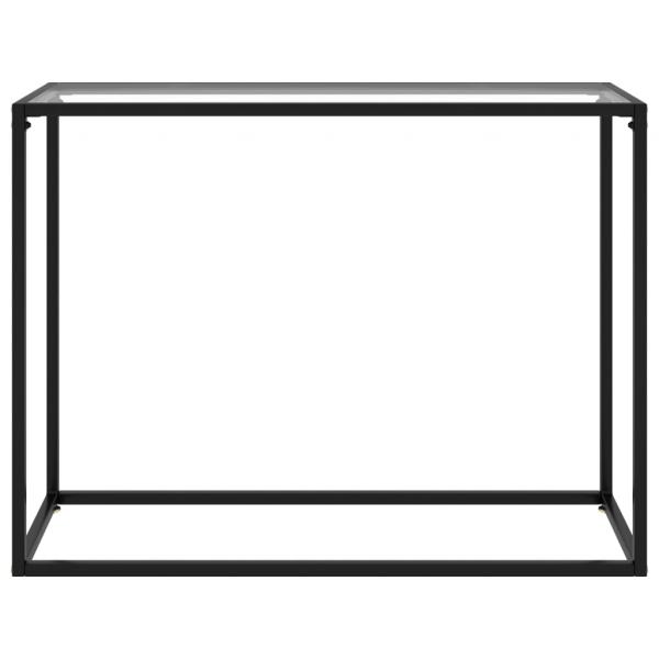 Konsolentisch Transparent 100x35x75 cm Hartglas