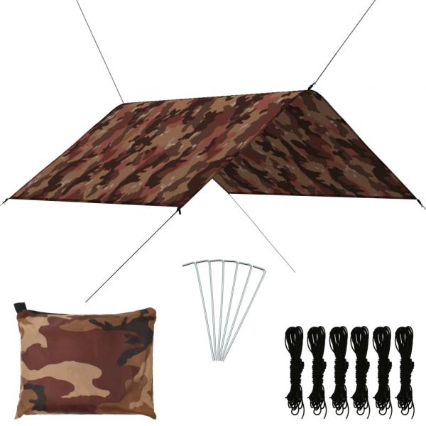 ARDEBO.de - Outdoor-Tarp 3x2,85 m Camouflage